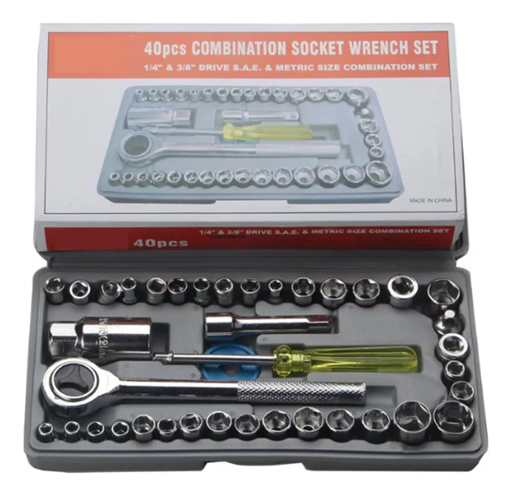 SET HERRAMIENTAS KIT 40 PIEZAS