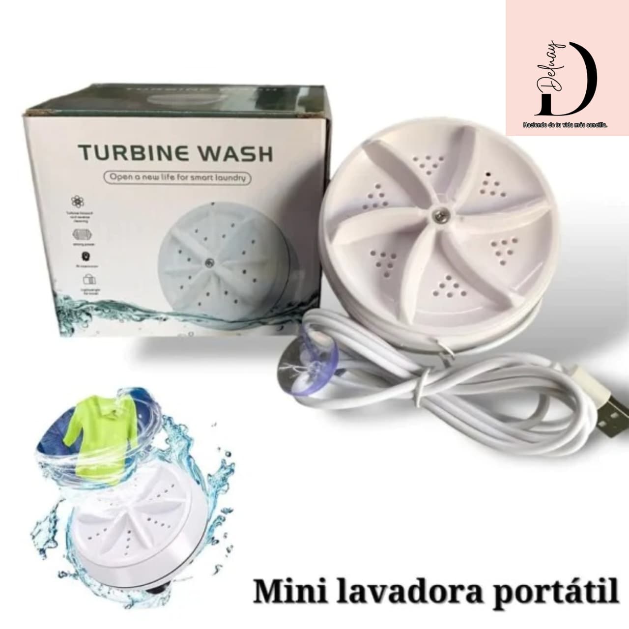 TURBINE WASH MINI LAVADORA PORTATIL