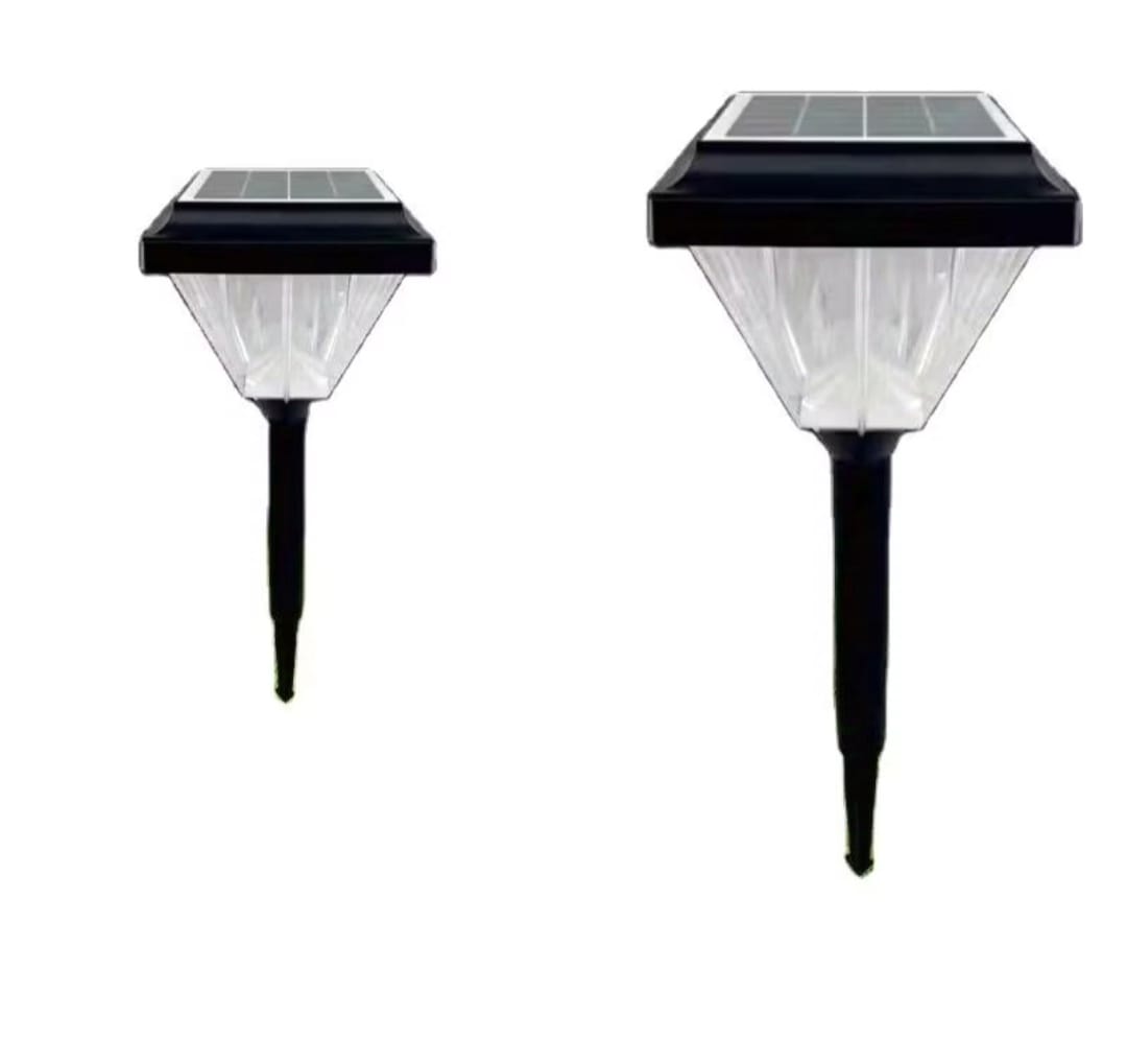 LUZ LED SOLAR PARA JARDIN CON ESTACA