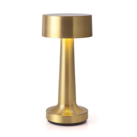 LAMPARA DORADA TOUCH