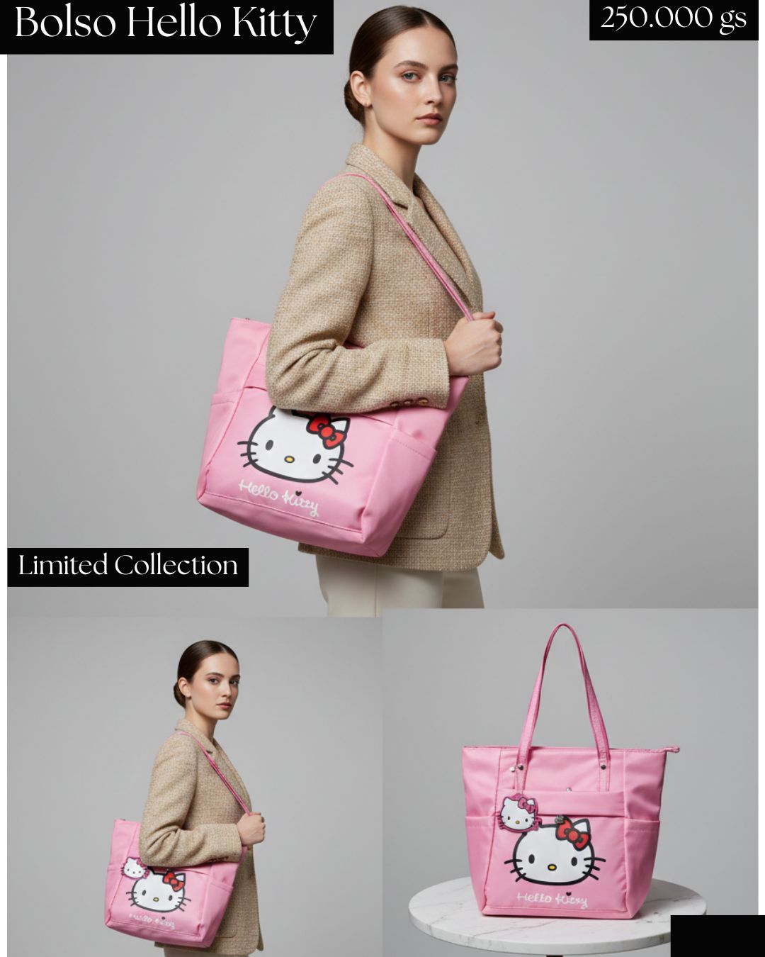 🎀 Bolso Original Hello Kitty Premium
