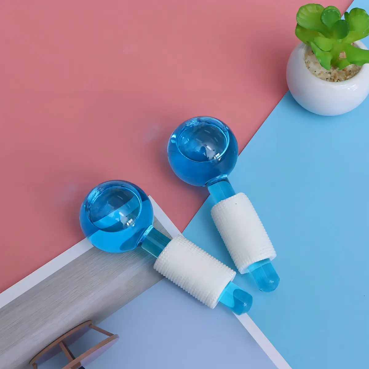 Masajeador Facial de Cristales