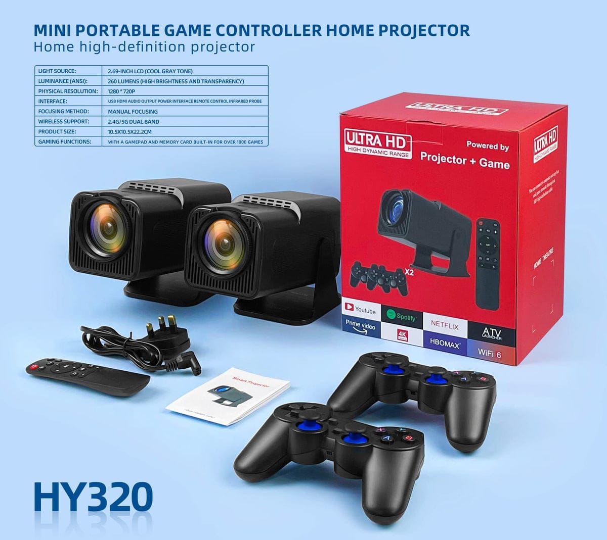 Proyector Game PRO ULTRA HD HCS50 PRO