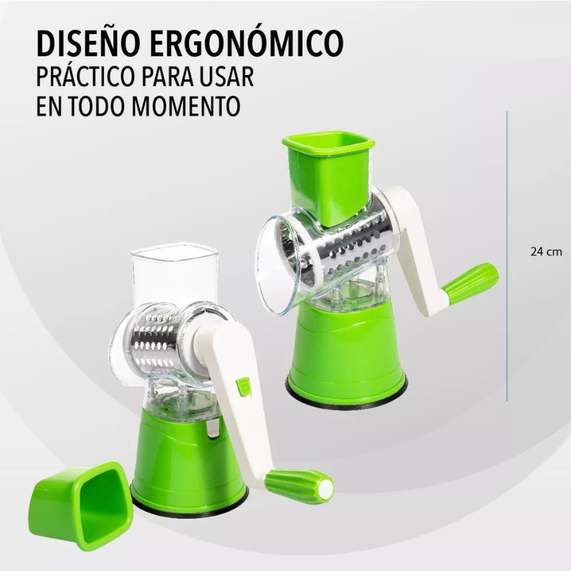RALLADOR DE VERDURAS MULTIFUNCIONAL