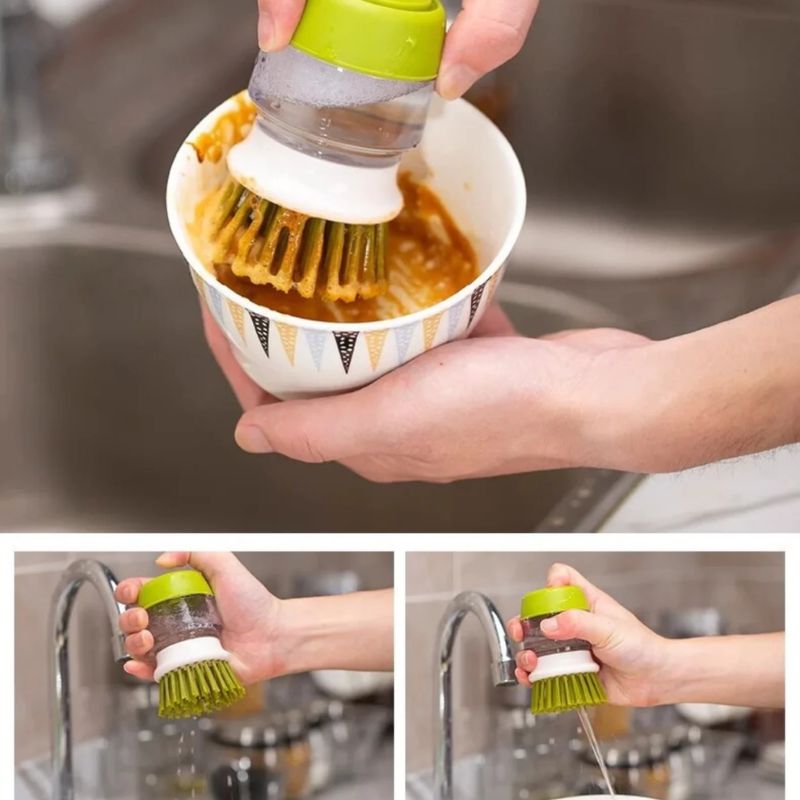 Cepillo c/dispenser p/Cocina Danny Home